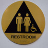 ADA UNISEX ACCESSIBLE RESTROOM CA 128- SIGN ADA UNISEX ACCESSIBLE RESTROOM CA 128- SIGN
