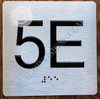 HOTEL ADA APARTMENT NUMBER 5E SIGN