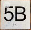 HOTEL DIRECTIONAL SIGN APARTMENT NUMBER 5B