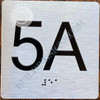 HOTEL APARTMENT NUMBER 5A SIGN
