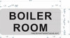 BOILER ROOM  Safety Sign