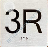 HOTEL APARTMENT NUMBER 3R SIGN
