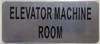 Elevator Machine Room  Building Sign