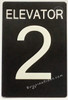 HOTEL ELEVATOR 2 SIGN
