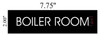 Boiler Room  Safety Sign Boiler Room  Safety Sign
