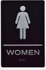 ADA RESTROOM (WOMEN) SIGN