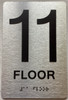 BRAILLE 11 FLOOR SIGN BRAILLE 11 FLOOR SIGN