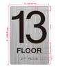 HOTEL DIRECTIONAL SIGN 13 FLOOR HOTEL DIRECTIONAL SIGN 13 FLOOR