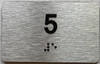 ADA APARTMENT NUMBER - UNIT NUMBER SIGN