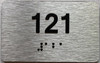ADA APARTMENT NUMBER - UNIT NUMBER SIGN