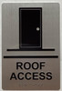 ADA ROOF HATCH ACCESS SIGN