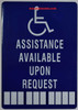 ADA Assistance Available Upon Request Number   Sign