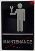 ADA MAINTENANCE SIGN