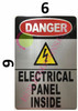 Danger Electrical Panel Inside  Building Sign