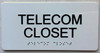 HOTEL ADA TELECOM CLOSET SIGN