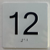 HOTEL DIRECTIONAL SIGN ELEVATOR FLOOR 12 /JAMB PLATE FLOOR 12 HOTEL DIRECTIONAL SIGN ELEVATOR FLOOR 12 /JAMB PLATE FLOOR 12
