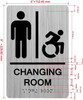 HOTEL ADA CHANGING ROOM SIGN HOTEL ADA CHANGING ROOM SIGN
