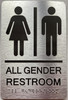 ADA ALL GENDER RESTROOM SIGN ADA ALL GENDER RESTROOM SIGN