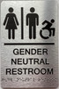 ADA GENDER NATURAL RESTROOM ACCESSABLE SIGN ADA GENDER NATURAL RESTROOM ACCESSABLE SIGN