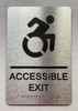 HOTEL ADA ACCESSIBLE EXIT SIGN HOTEL ADA ACCESSIBLE EXIT SIGN