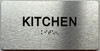 TACTILE HOTEL KITCHEN SIGN TACTILE HOTEL KITCHEN SIGN