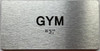 ADA GYM SIGN