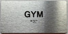 BRAILLE GYM SIGN