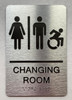 HOTEL CHANGING ROOM ACCESSIBLE / UNISEX CHANGING SIGN HOTEL CHANGING ROOM ACCESSIBLE / UNISEX CHANGING SIGN