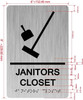 HOTEL ADA JANITOR'S CLOSET SIGN HOTEL ADA JANITOR'S CLOSET SIGN