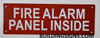FIRE Alarm Panel Inside  Signage