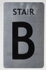 Stair B  Safety Sign Stair B  Safety Sign