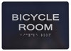 Bicycle Room-Tactile  Sign