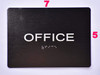 Office Door-Tactile Signage