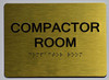 Compactor Room-Tactile