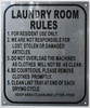 Laundry Room Rules