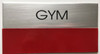 GYM  Delicato line Signage GYM  Delicato line Signage