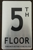 5TH Floor  Sign