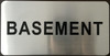 Basement Floor  Sign