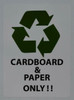 Cardboard and Paper ONLY Sticker (Sticker) Cardboard and Paper ONLY Sticker (Sticker)