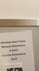 Elevator certificate frame Braille Sign