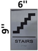 STAIRS-Braille with Raised Tactile Graphics and LettersSignage STAIRS-Braille with Raised Tactile Graphics and LettersSignage