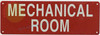 MECHANICAL ROOM Signage MECHANICAL ROOM Signage