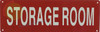STORAGE ROOM Signage
