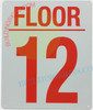 12 FLOOR SIGN 12 FLOOR SIGN