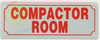 Sign COMPACTOR ROOM