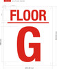 G FLOOR SIGN G FLOOR SIGN