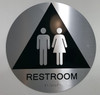 RESTROOM Tactile Graphics Grade 2 Braille Text with raised letters RESTROOM Tactile Graphics Grade 2 Braille Text with raised letters