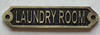 Cast Aluminum Laundry Room door  Hpd Sign Cast Aluminum Laundry Room door  Hpd Sign