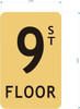 9th Floor  Building Sign 9th Floor  Building Sign
