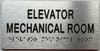ELEVATOR MECHANICAL  with Raised letters/Image & Grade 2 Braille - Includes Red Adhesive pad for Easy Installation Hpd Sign ELEVATOR MECHANICAL  with Raised letters/Image & Grade 2 Braille - Includes Red Adhesive pad for Easy Installation Hpd Sign